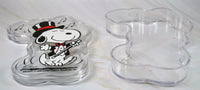Snoopy Dancing Acrylic Candy Box (Great For Holding Nik - Naks!) - snoopn4pnuts.com