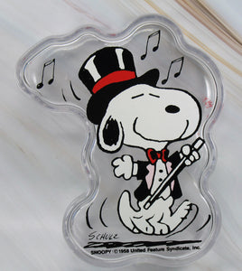 Snoopy Dancing Acrylic Candy Box (Great For Holding Nik - Naks!) - snoopn4pnuts.com