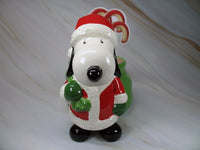 Snoopy Santa Candy Dish / Planter - snoopn4pnuts.com