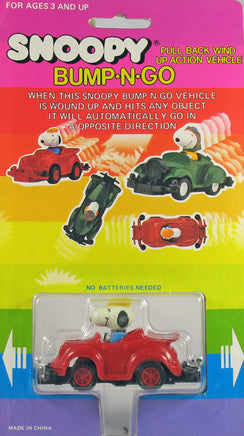 Snoopy Bump - N - Go Friction - Powered Shoe Car - snoopn4pnuts.com
