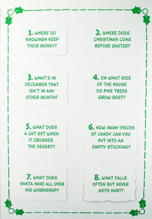 Christmas Lift-A-Flap Greeting Card (Large) - Snoopy Santa