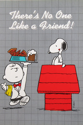 Peanuts Greeting Card Booklet With Envelope (8 Double - Sided Pages) - There's No One Like A Friend! - snoopn4pnuts.com