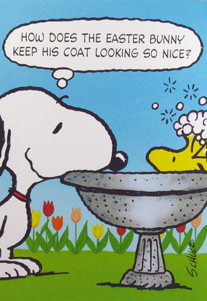 Snoopy Vintage Easter Card - snoopn4pnuts.com