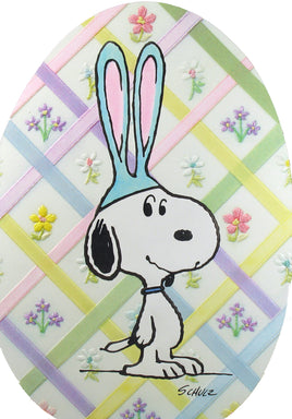 Snoopy Large Vintage Easter Card - snoopn4pnuts.com