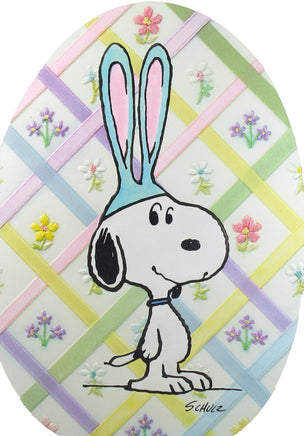 Snoopy Large Vintage Easter Card - snoopn4pnuts.com