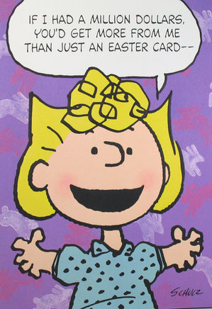 Snoopy Vintage 3 - Panel Easter Card - snoopn4pnuts.com