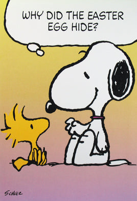 Snoopy Vintage Easter Card - snoopn4pnuts.com