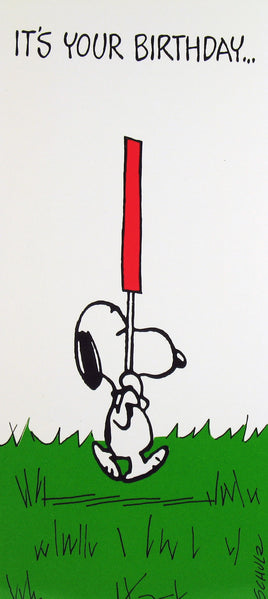 Snoopy Vintage Birthday Card - snoopn4pnuts.com