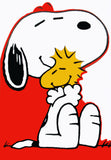 GIANT Vintage Snoopy Friendship and Concern Card With Mailing Envelope (USED CARD/Writing On Inside) Can Be Used As A Poster
