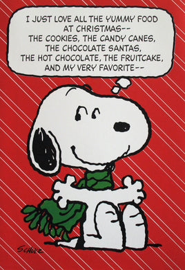 Christmas Greeting Card (Large) - Snoopy Foods - snoopn4pnuts.com