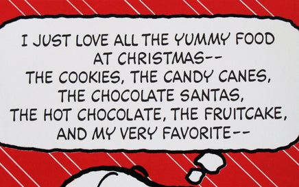 Christmas Greeting Card (Large) - Snoopy Foods - snoopn4pnuts.com