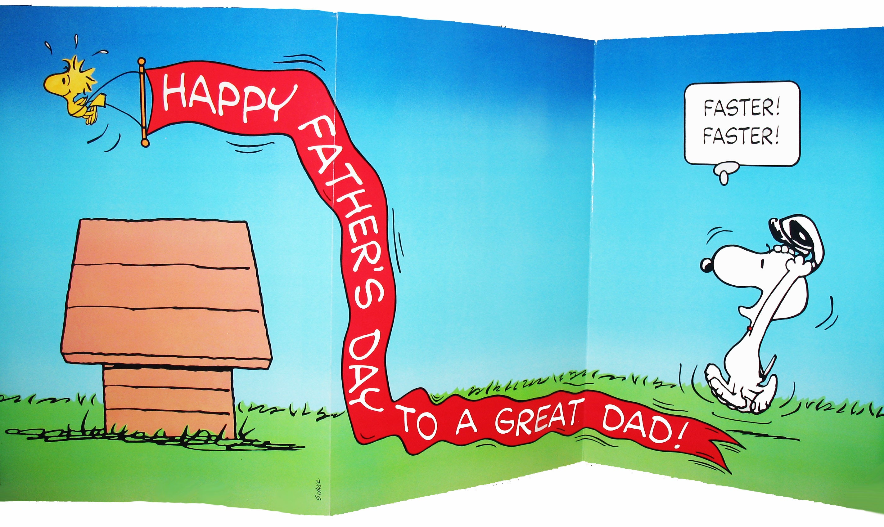 Giant Vintage Snoopy Father's Day Card With Giant Mailing (Almost 50 ...