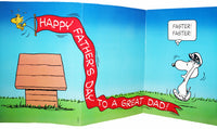 GIANT Vintage Snoopy Father's Day Card With Giant Mailing  (Almost 50