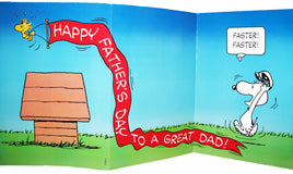 GIANT Vintage Snoopy Father's Day Card With Giant Mailing (Almost 50" Wide!) - snoopn4pnuts.com