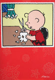 Christmas Card - Charlie Brown Scissor Art