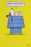 Snoopy 3-Panel Birthday Card