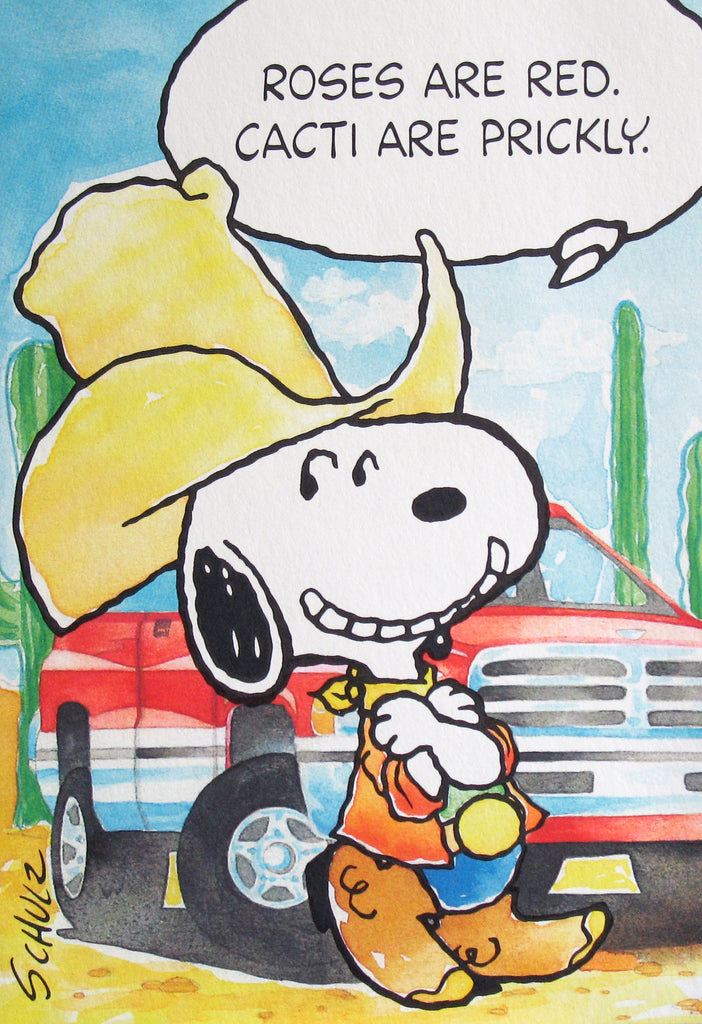 Snoopy Vintage Birthday Card
