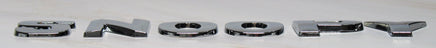 Snoopy Thick Chrome Metal Car Emblems (6 Individual Letters) - snoopn4pnuts.com