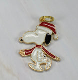 Snoopy Hat and Scarf Enamel Charm