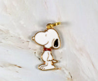 Happy Snoopy Enamel Charm