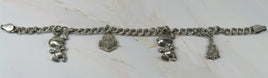 Snoopy Christmas Sterling Silver Charm Bracelet (Child Size) - snoopn4pnuts.com