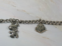 Snoopy Christmas Sterling Silver Charm Bracelet (Child Size) - snoopn4pnuts.com