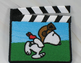 Snoopy Flying Ace Movie Clapperboard Patch - snoopn4pnuts.com