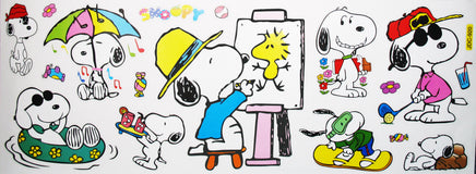 Large Sheet of Snoopy Reusable Window Clings - Personas - snoopn4pnuts.com