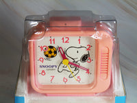 Snoopy Vintage Alarm Clock By Citizen (New But Battery Cover Missing On Back/Manufacturer's Error) - snoopn4pnuts.com