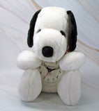 Plush Snoopy Doll With Quartz Analog Clock