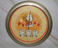 Peanuts Snoopy Musical and Animated Wall Clock - RARE! (Near Mint) - snoopn4pnuts.com