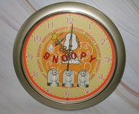Peanuts Snoopy Musical and Animated Wall Clock - RARE!  (Near Mint)