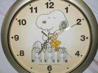 Peanuts Snoopy Musical and Animated Wall Clock - RARE! - snoopn4pnuts.com