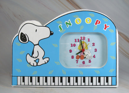 Snoopy Piano - Shaped Alarm Clock - snoopn4pnuts.com