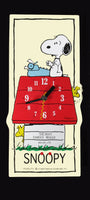 Snoopy Tall Wall Clock With Raised Acrylic Cover - RARE! - snoopn4pnuts.com