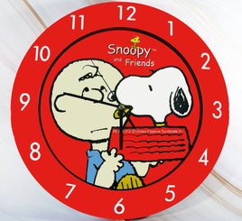 Charlie Brown and Snoopy Large Quartz Musical Wall Clock With Sweep Second Hand/No Ticking Sound - snoopn4pnuts.com