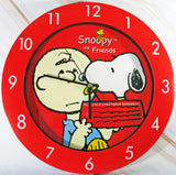 Charlie Brown and Snoopy Large Quartz Musical Wall Clock With Sweep Second Hand/No Ticking Sound