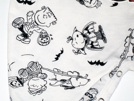 Snoopy Halloween Long - Sleeve Romper - Glows In The Dark! - snoopn4pnuts.com
