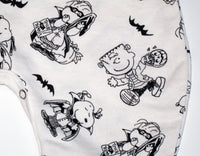 Snoopy Halloween Long - Sleeve Romper - Glows In The Dark! - snoopn4pnuts.com
