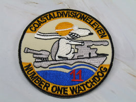 Snoopy Flying Ace Military Patch (Coast Guard) - Coastal Division Eleven - snoopn4pnuts.com