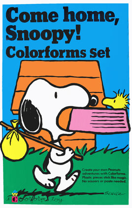 Come Home Snoopy! Colorforms Set (Used/Box Worn)