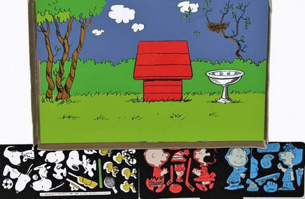 Snoopy and Woodstock Colorforms Set (Used/Missing Pieces/Box Worn) - snoopn4pnuts.com