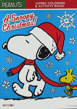 Snoopy Christmas Jumbo Coloring and Activity Book - snoopn4pnuts.com
