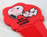 Snoopy Ice Cream Cone-Shaped Comb - Rare!