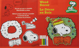 Snoopy 2-D Holiday Wood Decoration Craft Kit