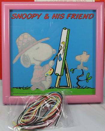 Snoopy and Woodstock Framed Craft Kit - RARE Japanese Sample! - snoopn4pnuts.com
