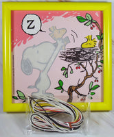 Snoopy Artist Framed Craft Kit - RARE Japanese Sample! - snoopn4pnuts.com