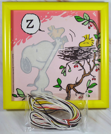 Snoopy Artist Framed Craft Kit - RARE Japanese Sample! - snoopn4pnuts.com