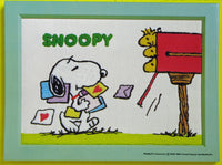 Snoopy Mailing Letters Framed Craft Sewing Kit - RARE Japanese Sample! - snoopn4pnuts.com