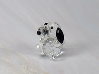 Silver Deer Vintage Crystal Mini Snoopy Figurine - RARE! - snoopn4pnuts.com